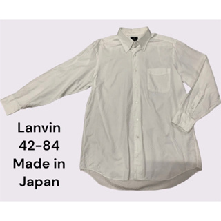 🇫🇷Lanvin เสื้อเชิ้ตแบรนด์เนมแท้ ฮันโซฮีเป็นพรีเซนเตอร์ สภาพเกือบใหม่ formal shirt