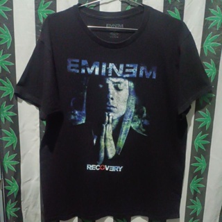 เสื้อยืดมือสอง ต่างประเทศ เสื้อวง Rapper EMINEM 🙏 2021 Size L.อก22/ยาว28.5