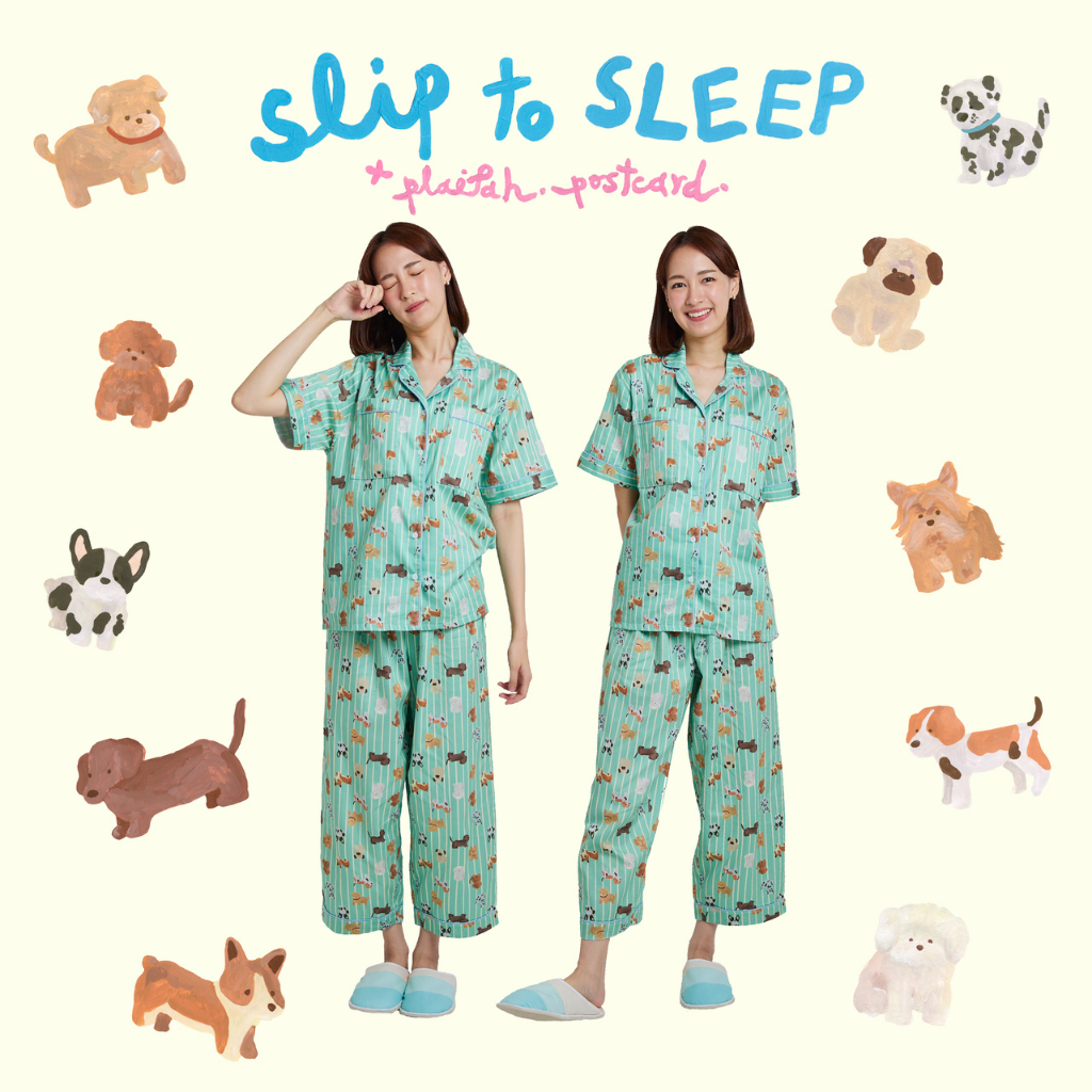 ชุดนอน sliptosleep - Doggy Pants Set