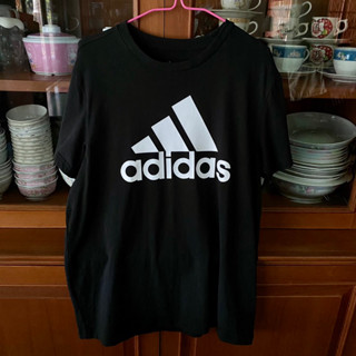 เสื้อยืดสีดำ Adidas แท้ 100%