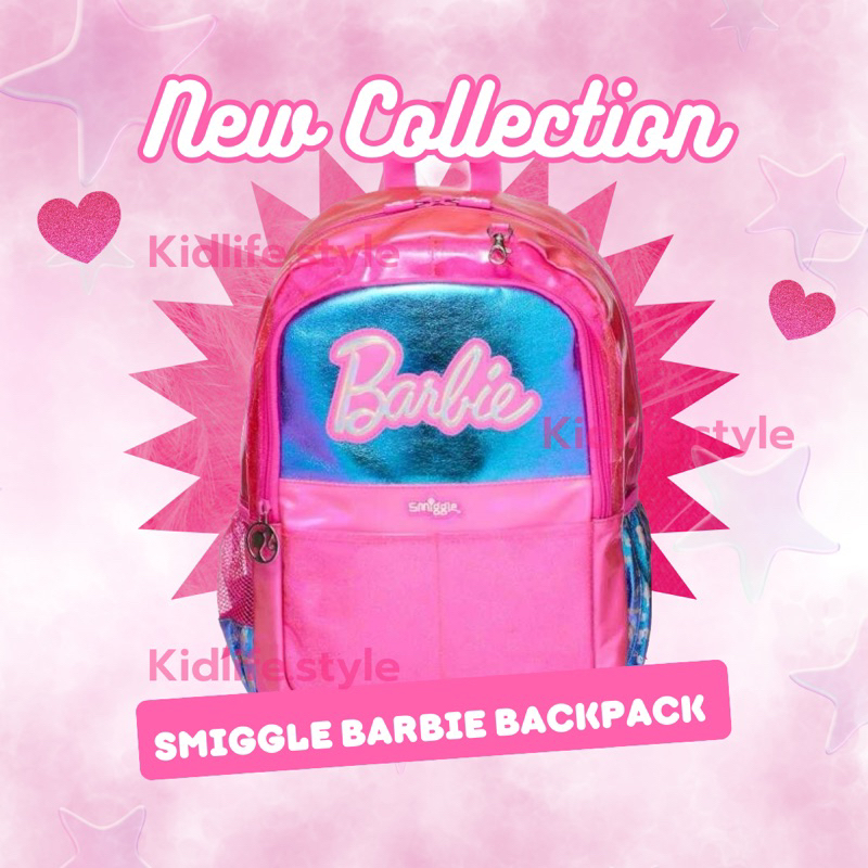 Smiggle Backpack Barbie(บาร์บี้) รุ่น 16 นิ้ว ของแท้✅ พร้อมส่งในไทย