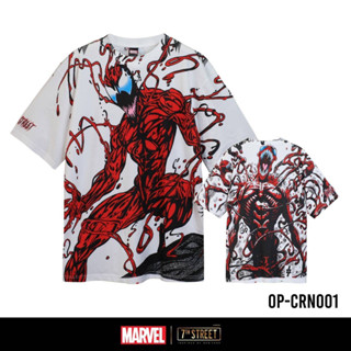 เสื้อยืดแขนสั้น ทรง  Ovesize  MARVEL รุ่น OP-CRN001   ลิขสิทธิ์แท้ 100% พร้อมส่ง