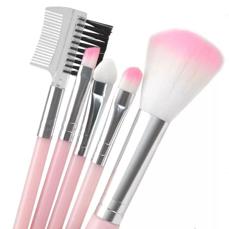 แปรงแต่งหน้า brush set 5 ชิ้น สำหรับผู้เริ่มต้น แปรงแต่งหน้า