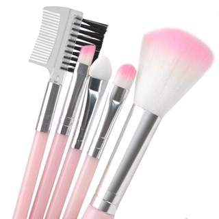 ⚫ทุกอย่าง10บาท ⚫แปรงแต่งหน้า brush set 5 ชิ้น ⚫สำหรับผู้เริ่มต้น แปรงแต่งหน้า