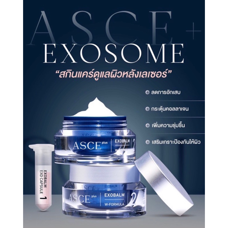 ASCE+ Exobalm Exosome booster ครีมระดับพรีเมี่ยม