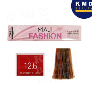 LOréal Professionnel-Maji Fashion Cherry Blush #12.6 - 50ml ครีมเปลี่ยนสีผมลอรีอัล เบอร์12.6 ของแท้แน่นอน ส่งเร็วมาก