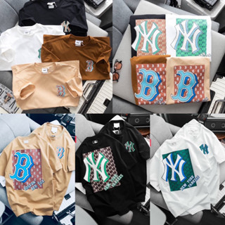 เสื้อยืดแขนสั้น MLB 🔖 Unisex 👱🏻‍♂️👩🏼‍🦰 cotton 💯 ผ้านุ่ม ใส่สบายตัว พร้อมส่งจากไทย 🚚 ร้านค้าจัดส่งไว