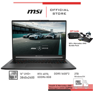 MSI Notebook Stealth16 Mercedes A13VG-269TH (GeForce RTX 4070, GDDR6 8GB, i9, DDR5 32GB)