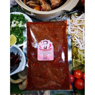 น้ำพริกน้ำเงี้ยว 500 g. by หมูหวาน น้ำพริกน้ำย้อย