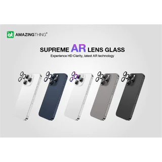 AMAZINGthing รุ่น 3D Lens Glass กระจกกันเลนส์กล้องสำหรับ iPhone 15 / 15 Plus / 15 Pro / 15 Pro Max