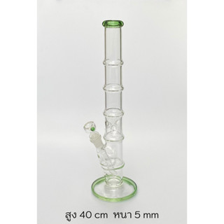 บ้องแก้วไม้ไผ่เทียม 40 cm Glass bamboo bong (SB006)