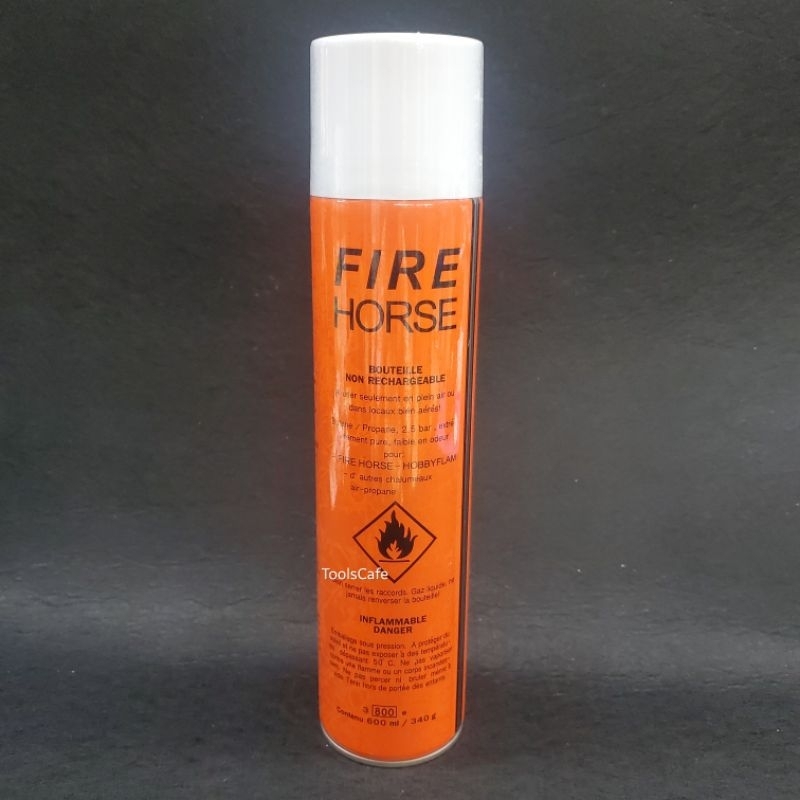 [มีบริการส่งด่วน⚡️] แก๊สกระป๋อง FIRE HORSE ตราม้า 600ml/340g ใช้สำหรับเชื่อม