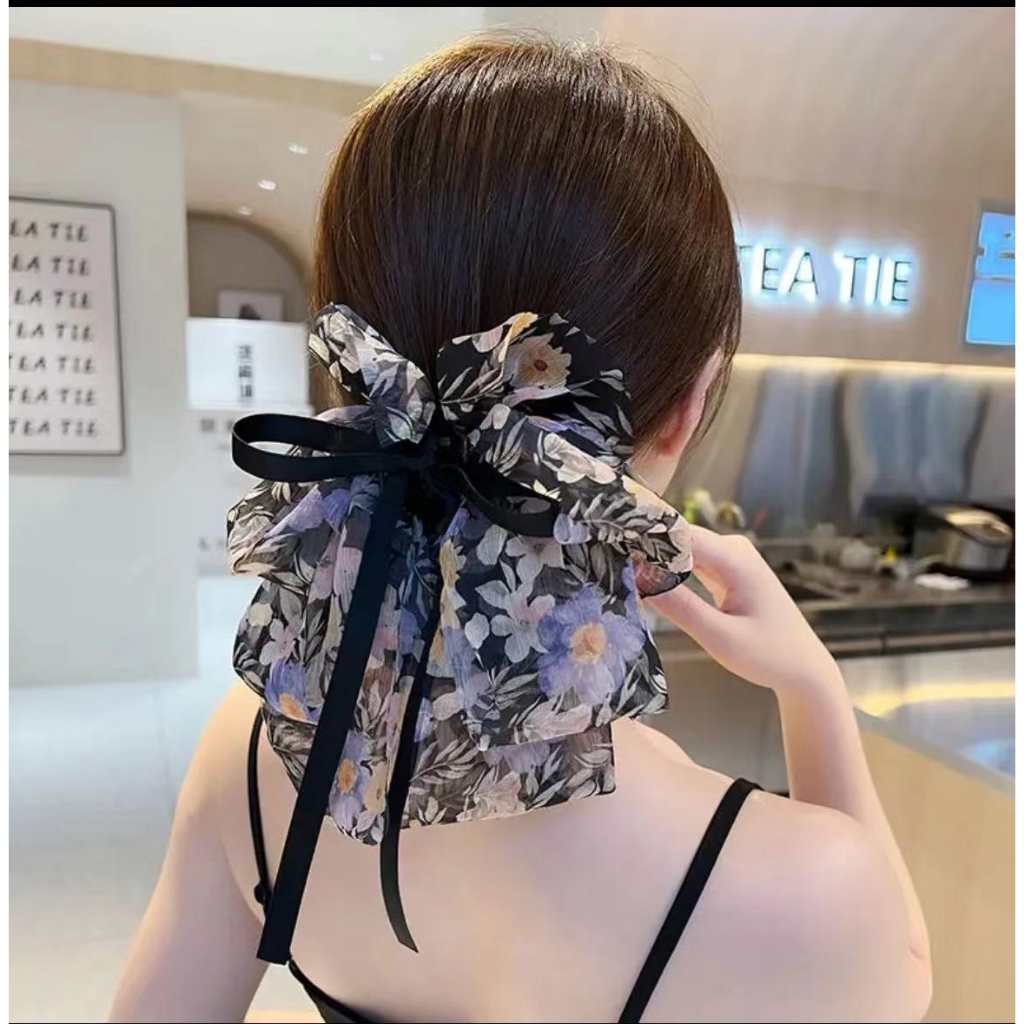 กิ๊บติดผม ผ้าตาข่าย ประดับโบว์ รูปทรงสวยงาม มีให้เลือกหลากลายสี สินค้าจัดส่งในไทย พร้อมส่ง