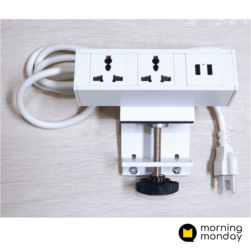 ปลั๊กไฟหนีบโต๊ะ Clamp-on Socket