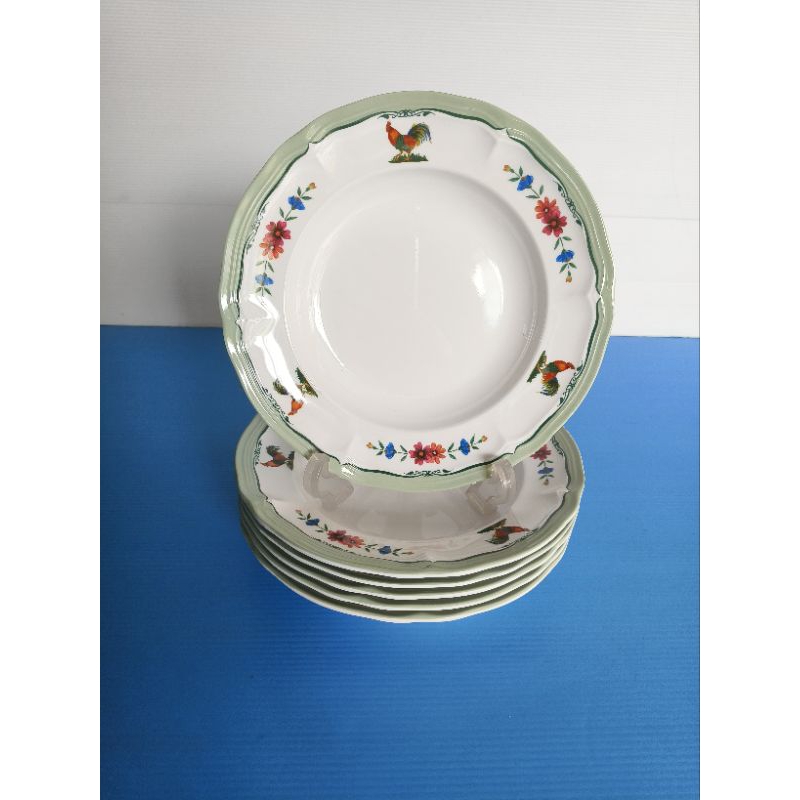 ซุปเปอร์แวร์ชุดจาน9นิ้ว6ชิ้นลายลัคกี้ชิกเก้นปกตราคา1050บาทลดเหลือ840บาท