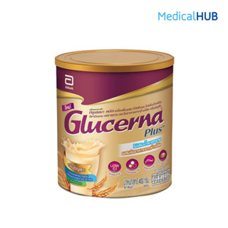 GLUCERNA PLUS 400 G กลูเซอนา พลัส สำหรับ ผู้ป่วยเบาหวาน ธัญพืช  400 กรัม (20829)