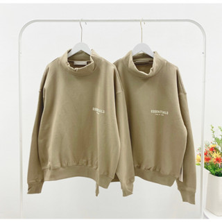 Essentials Mockneck shirt (สี Oak)