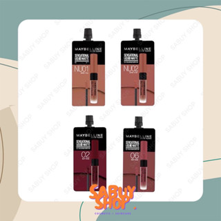 (6ซองx1กล่อง) Maybelline Sensational Liquid Matte เมย์เบลลีน เซนเซชั่นแนล ลิควิด แมท