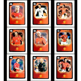 การ์ดฟุตบอล แมนเชสเตอร์ ยูไนเต็ด ( UPPER DECK MANCHESTER UNITED SOCCER CARD )