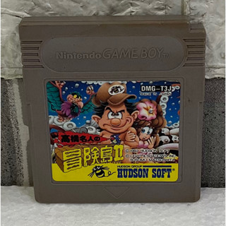 ตลับแท้ [GB] [0252] Takahashi Meijin no Bouken Jima II (Japan) (DMG-J3J) Adventure Island Gameboy Game Boy Original