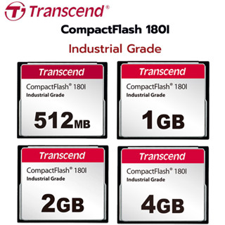 Transcend CompactFlash Card 512MB ,1GB, 2GB, 4GB: CF Industrial Card : รับประกัน 3 ปี - มีใบกำกับภาษี-TSCF180I MIX