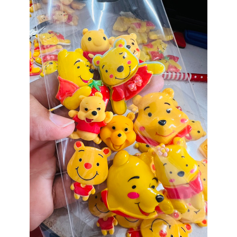 เรซิ่นการ์ตูนหมีพูห์จำนวน 10 ชิ้นวินนี่-เดอะ-พูห์ (Winnie-the-Pooh)