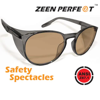 แว่น Safety Shield Protection เปลี่ยนเลนส์สายตาได้ ZEEN PERFECT รุ่น DAY SAFE