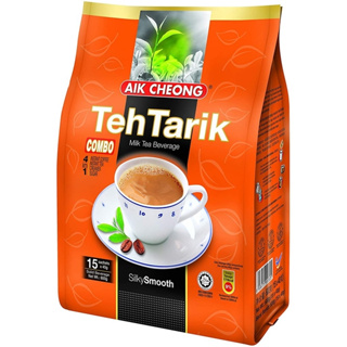 AIK CHEONG เอ็กชอง เครื่องดื่มชาผสมกาแฟปรุงสำเร็จ แพ็ค 15 ซอง x 40g  (exp.1/12/2023)