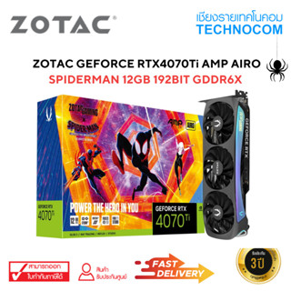 การ์ดจอ ZOTAC GEFORCE RTX4070Ti AMP AIRO SPIDERMAN 12GB 192BIT GDDR6X (9288-5N696-601Z8)