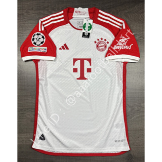 เสื้อฟุตบอล เกรด player Bayern Munich Home บาเยิร์น มิวนิค เหย้า 2023/24 อาร์มยูฟ่าแชมป์เปี้ยนลีค