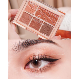 N2IT Eye &amp; Face Colour Palatte Eyeshadow &amp; Blush on CPF03 สี emperor angel สีโทนส้ม น้ำตาล จะคัดเบ้าให้เข้มเป็นสายฝอ