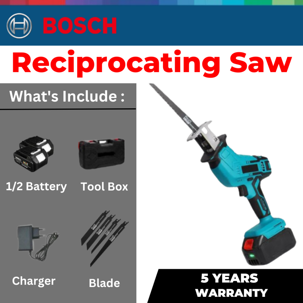 BOSCH 588VF Cordless Reciprocating Saw เลื่อยชักไร้สาย 588VF ปรับความ ...