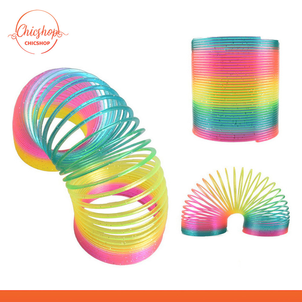 chishop Rainbow Spring ของเล่นเด็ก สปริงสายรุ้ง ของเล่นฝึกสมาธิ