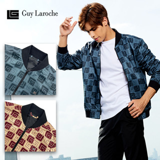 Guy Laroche เสื้อแจ็คเก็ต แนวสตรีท พิมพ์ลาย รุ่น (BJC7200S3)