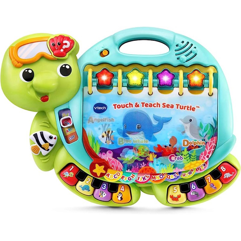 หนังสือเสียงน้องเต่า รุ่นใหม่ ภาพ3มิติ😍งานของVtech😍 มือสอง🥰