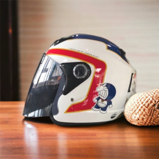 หมวกกันน็อคผู้ใหญ่ ลายลิขสิทธิ์แท้DORAEMON - Motorcycle Helmets DORAEMON,  legally licensed