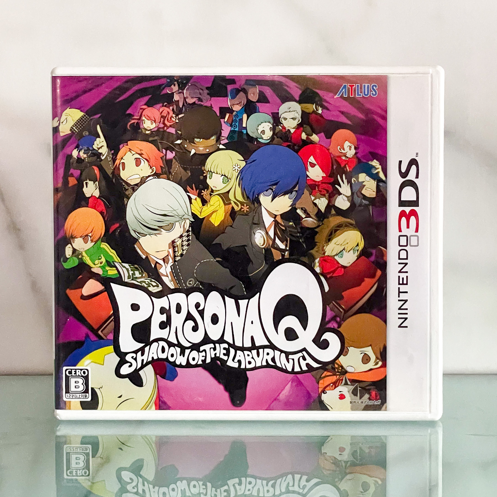 ตลับแท้ Nintendo 3DS : Persona Q: Shadow of the Labyrinth มือสอง โซนญี่ปุ่น (JP)