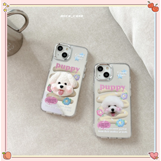 🐱‍🐉จัดส่งภายใน 24 ชม🌹 เคสไอโฟน 11 12 13 14 Pro Max ลูกสุนัข ความนิยม แฟชั่น การ์ตูน น่ารัก Case for iPhone ผลิตภัณฑ์ร้อน