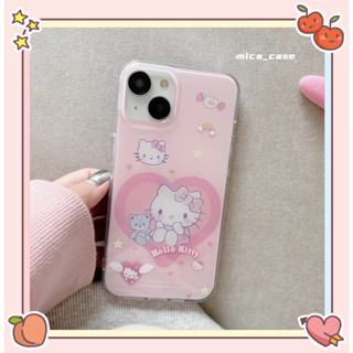 🐱‍🐉จัดส่งภายใน 24 ชม🌹 เคสไอโฟน 11 12 13 14 Pro Max แมว รูปหัวใจ การ์ตูน ความนิยม น่ารัก Case for iPhone ผลิตภัณฑ์ร้อน