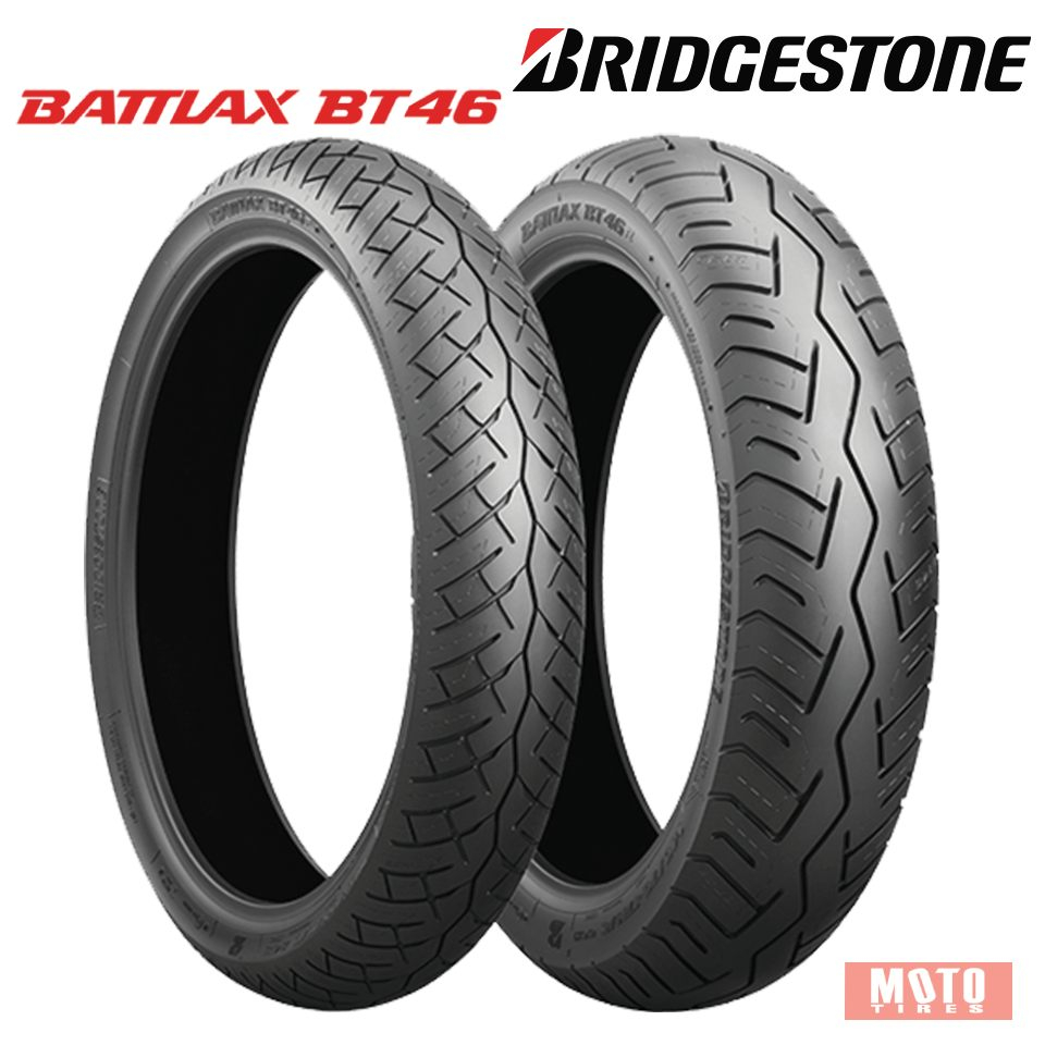 [ส่งฟรี] ยางมอเตอร์ไซค์ Kawasaki W800 / Triumph / Royal Enfield ยี่ห้อ Bridgestone BT46