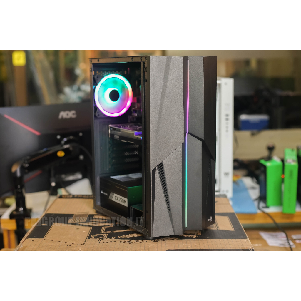 คอมเล่นเกมมือสองราคาถูก Aerocool i5-11400F RAM 16 GB WDBlue 1 TB GTX1650 OC