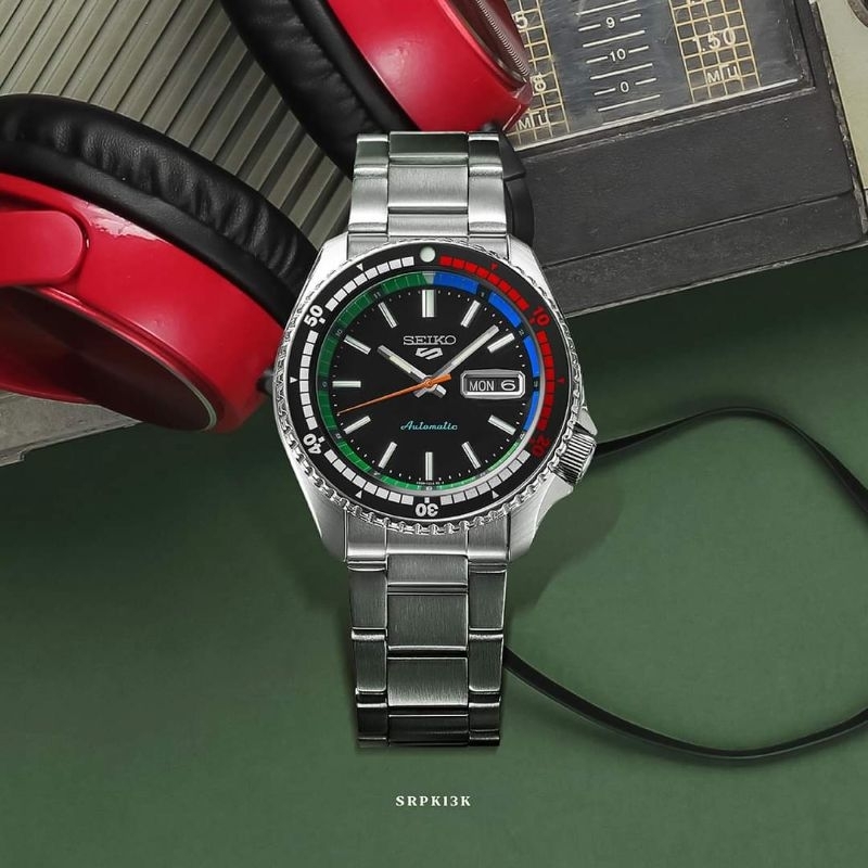 (สินค้า​พร​้​อ​มส่ง) นาฬิกา SEIKO 5 Sports Automatic รุ่น SRPK13K,SRPK13K1,SRPK13ของแท้ป้าย​ KINGPOWER
