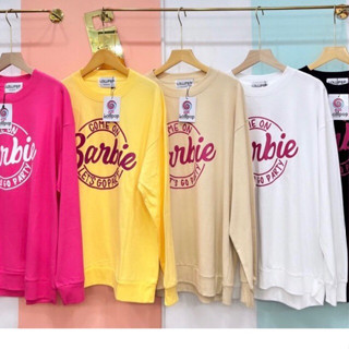 เสื้อยืดแขนยาว ลาย Barbie