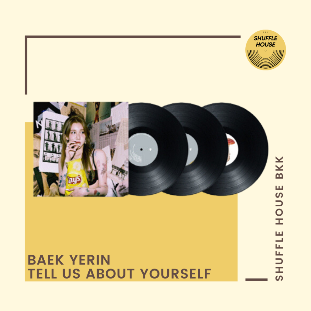 (จัดส่งฟรี) Baek Yerin Tell Us About Yourself limited Vinyl แผ่นเสียง/แผ่นไวนิล/แผ่นใหม่ซีล