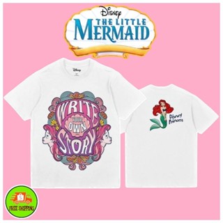 เสื้อDisney ลาย Ariel สีขาว ( TMX-016 )