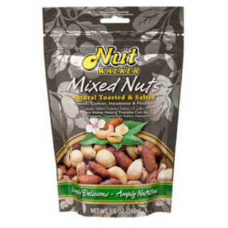 Nut Walker Mixed Nuts Natural 150 grams นัทวอล์คเกอร์มิกซ์นัทเนเจอร์รัล 150กรัม