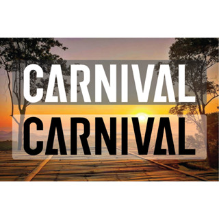 สติ๊กเกอร์ไดคัท  CARNIVAL แปะได้ทุกที่ ที่คุณต้องการนะจ่ะ