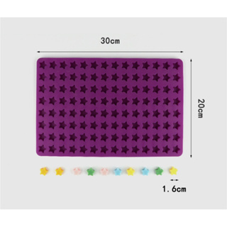 แม่พิมพ์ซิลิโคน ทำขนม ลายดาว ขนาดใหญ่ 112 ช่อง