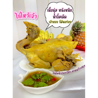 ไก่ต้มน้ำปลา ไก่ไหว้ ไก่แก้บน ครบชุด น้ำหนัก 9ขีด-1โล  💢กรุณาเลือกขนส่ง seller own fleet 💢