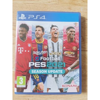 PES 21 แผ่นเกม PS4 แผ่นสวย